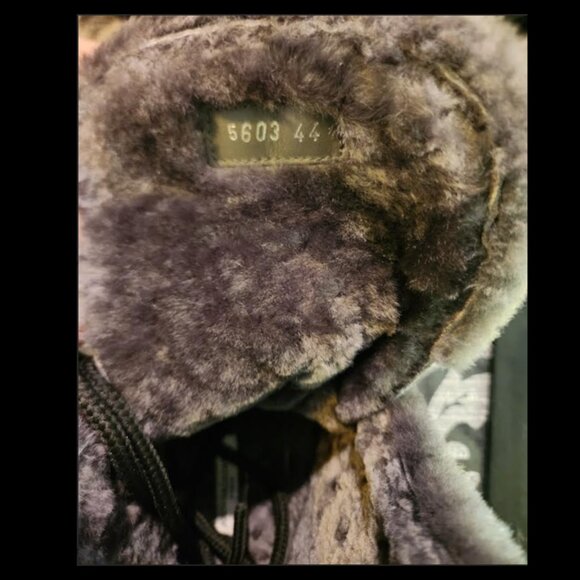 John Galliano of Paris - Fur-lined Boots - 10 1/2 New in Box - Picture 6 of 7